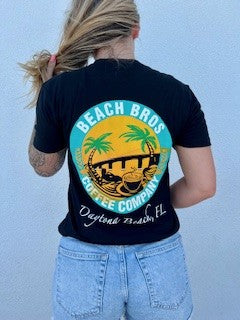 Short Sleeve Beach Bros T- Shirt Color Black