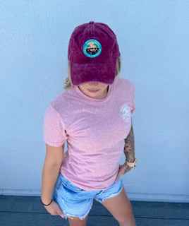 Beach Bros Ball Cap Color Burgundy